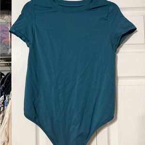 wild fable Teal Crewneck Short Sleeve Bodysuit
